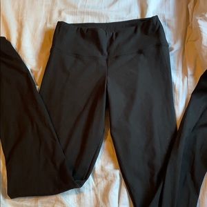 super soft black full length leggings